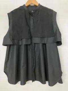 SELECT MOCA　セレクトモカ　★ノースリーブブラウス　黒　重ね着風　F