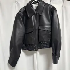 SLY ブラックレザー ジャケット