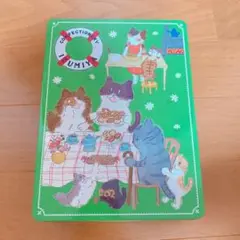 泉屋 ねこ クッキー缶 空き缶 ねこ缶 365日クッキーがつづる幸せ