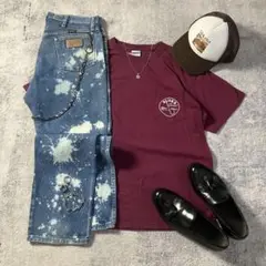 c-boy style Wrangler ラングラー ブリーチ加工 y2k