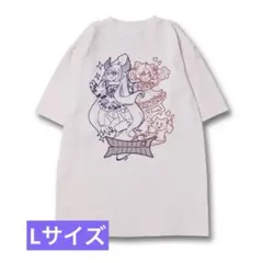 VAULTLOOM ラプラスダークネス 赤見かるび Tシャツ ホワイト Lサイズ