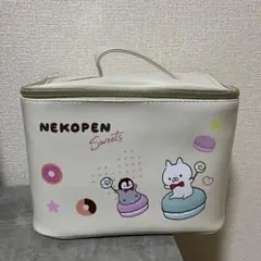 ねこぺん日和　バニティポーチ　スイーツ　メイクポーチ　ネコ　ペンギン