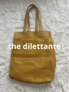 the dilettante 本革 トートバッグ 綺麗目 カジュアル シンプル