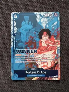 ワンピースカード　英語版　海外限定　 winner エース 大会優勝プロモ