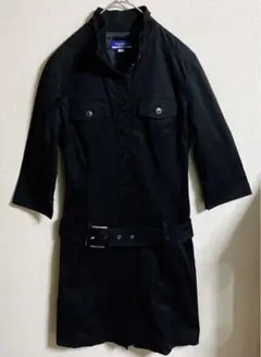 BURBERRY BLUE LABEL ワンピース ブラック 36サイズ 七分丈