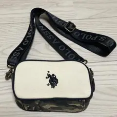 U.S.POLO ASSN. ショルダーバッグ ラルフローレン オフホワイト迷彩