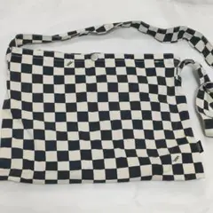 vans サコッシュ ショルダー チェック柄キャンバス 匿名配送