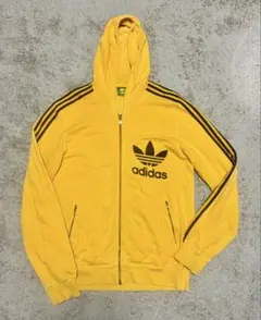 adidas originals フーディー　イエロー
