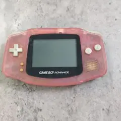 ゲームボーイアドバンス クリアピンク 本体