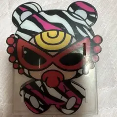 ゼブラ柄ヒスミニアクリルペン立て！ 新品未使用♪
