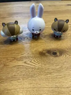 カプセルトイ　紙兎ロペ　3体セット