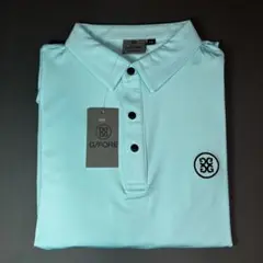 【即納】ジーフォア G/FORE ポロシャツ Mサイズ ブルー