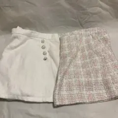 ツイードミニスカート キュロット