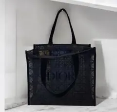 【非売品】DIOR ディオール メッシュ トートバッグ ノベルティ ブラック 黒