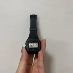 CASIO F-91W ブラック×グリーン 海外モデル