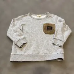ハッシュアッシュ　トレーナー　110 グレー