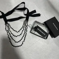 ann demeulemeester ブラックビーズ 4連ネックレス 2025年最新】ANN DEMEULEMEESTER ネックレスの人気アイテム