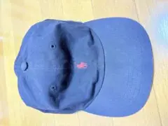 送料無料　ラルフローレン　ネイビーキャップ ポロロゴ付き