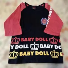 ＊BABY DOLL ミッキー 七分袖 Tシャツ　120