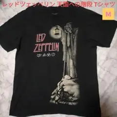 美品✨LED ZEPPELINレッドツェッペリン 天国への階段 Tシャツ　Ｍ