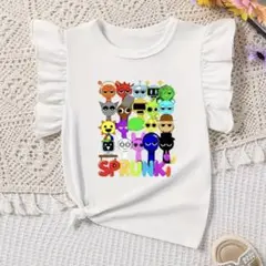スプランキー プリント フリル袖Tシャツ 130⑱