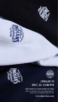 TOKYO INDIANS VMRS LS T-SHIRTS NAVY