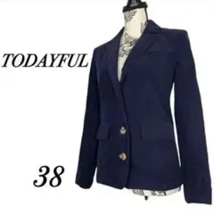 TODAYFUL トゥデイフル【38】薄手♡テーラードジャケット♡秋ジャケ♡紺