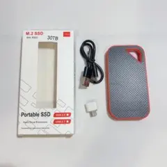 SSD 外付け 30TB Type-C 高速転送コンパクト ポータブル