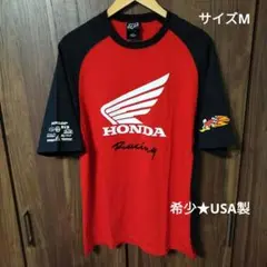 レア品★　USA製　HONDA　ホンダ　レーシングデザインTシャツ サイズM