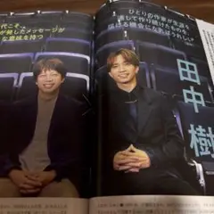 ダ・ヴィンチ　9月号★田中樹切り抜き