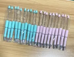 ④ミントグリーン系とピンク系のカスタムボールペン20本セット