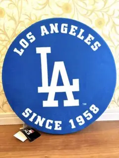 新品MLB LA ロサンゼルスドジャース シートクッション 座椅子 インテリア