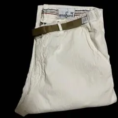 ホワイトサンド ホワイトパンツ クライミングパンツ イタリア製 トゥモローランド