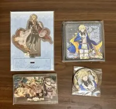 夢職人と忘れじの黒い妖精　エミリオ　アクスタ　アクリルブロック　缶バッジ　4点