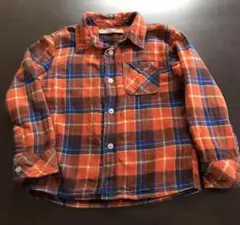 global work キッズ チェックシャツ