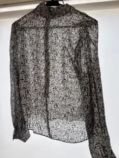 シースルー長袖シャツ