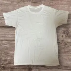 【レア】シングルステッチtシャツ　無地 白tee ヴィンテージ80s アメリカ製