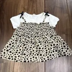 ベビー ヒョウ柄 トップス90