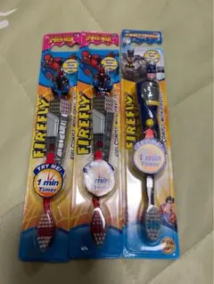 スパイダーマン　バッドマン　歯ブラシ　海外製品