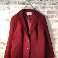 【ヴィンテージ】昭和レトロ テーラードジャケット ステッチ 古着usedAS32