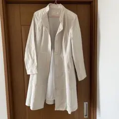 キタムラベージュ ロングコート ボタン式