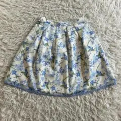 【美品・早い者勝ち】デビュードフィオレ キュロット Mサイズ ホワイト 花柄