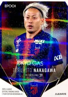 仲川輝人 ホログラム版パラレル レギュラーカード EPOCH 2025 FC東京