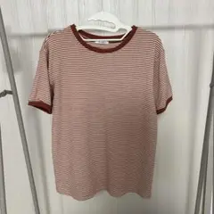 レトロガール　dearful ボーダー半袖ニットT