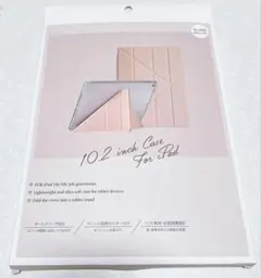 10.2インチ iPad ケース スタンド機能付き ピンク　スリコ