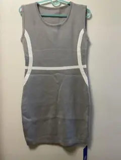 ノースリ ニットワンピ MLぐらい