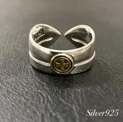 クロス シルバー リング S925 刻印 メキシカン インディアン 【R-45】