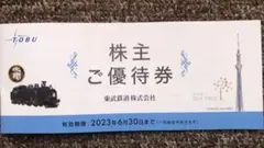 東武鉄道株主優待券