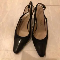 CHANEL パンプス 23cm 黒 表記36