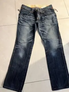EDWIN ダークブルー スリムフィット デニム